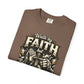 Faith But Fight On Sight T‑Shirt — Christian Warrior Graphic Tee