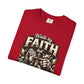Faith But Fight On Sight T‑Shirt — Christian Warrior Graphic Tee