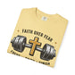 Faith Over Fear T-Shirt – Christian Workout Tee (Focus • Faith • Finish)
