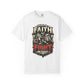 Faith But Fight On Sight T‑Shirt — Christian Warrior Graphic Tee