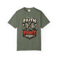 Faith But Fight On Sight T‑Shirt — Christian Warrior Graphic Tee