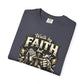 Faith But Fight On Sight T‑Shirt — Christian Warrior Graphic Tee