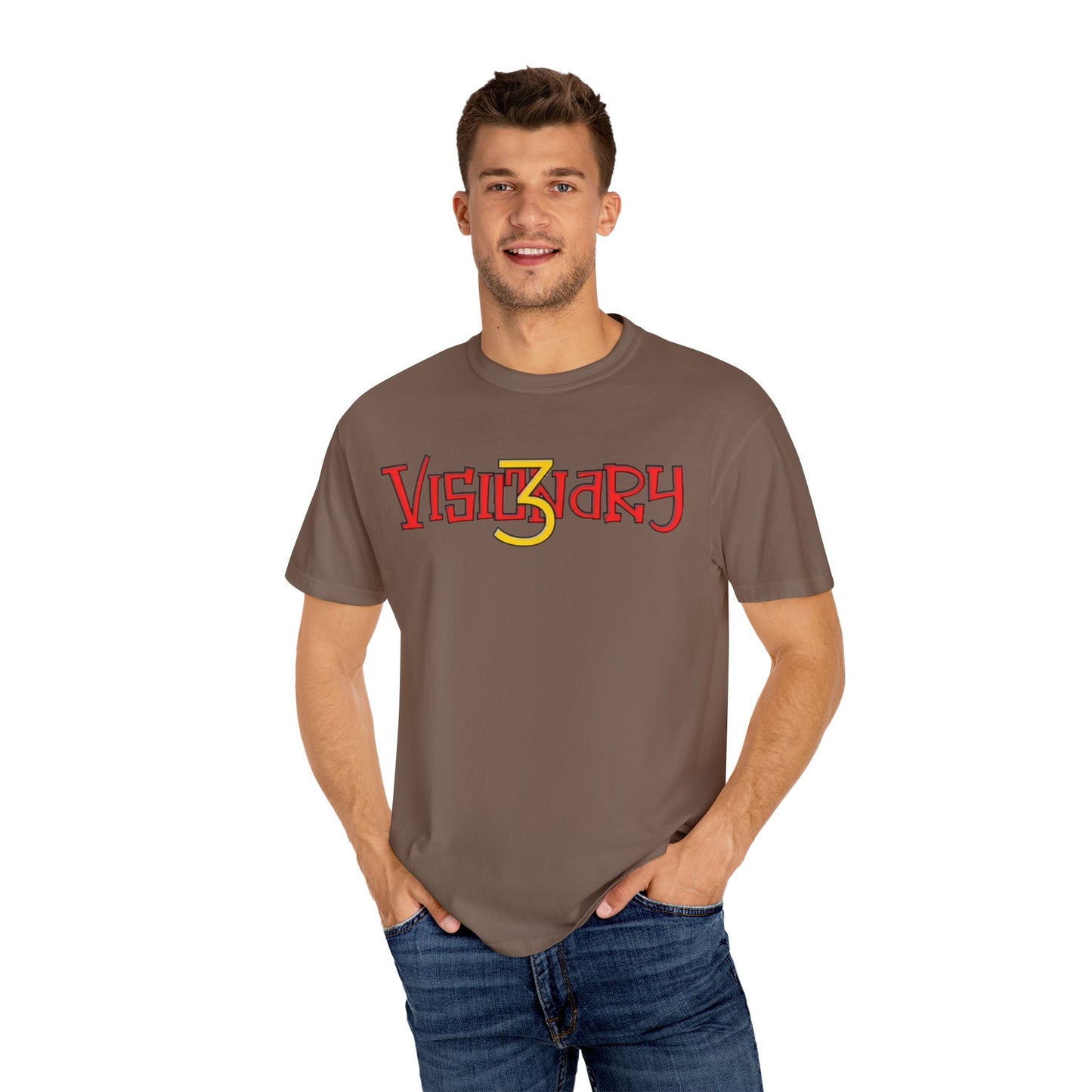 Visionary Unisex Garment-Dyed T-Shirt – Creative Graphic Tee for Everyday Inspiration