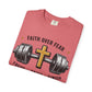 Faith Over Fear T-Shirt – Christian Workout Tee (Focus • Faith • Finish)