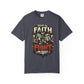 Faith But Fight On Sight T‑Shirt — Christian Warrior Graphic Tee