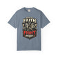 Faith But Fight On Sight T‑Shirt — Christian Warrior Graphic Tee
