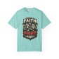 Faith But Fight On Sight T‑Shirt — Christian Warrior Graphic Tee