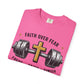 Faith Over Fear T-Shirt – Christian Workout Tee (Focus • Faith • Finish)