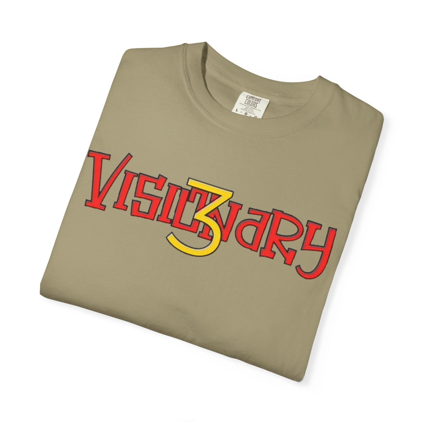 Visionary Unisex Garment-Dyed T-Shirt – Creative Graphic Tee for Everyday Inspiration