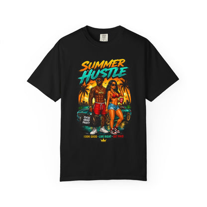 Summer Hustle Graphic T-Shirt — "Legal Money Only" Retro Beach Streetwear