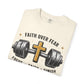 Faith Over Fear T-Shirt – Christian Workout Tee (Focus • Faith • Finish)