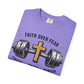 Faith Over Fear T-Shirt – Christian Workout Tee (Focus • Faith • Finish)