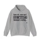 Quote Hooded Sweatshirt