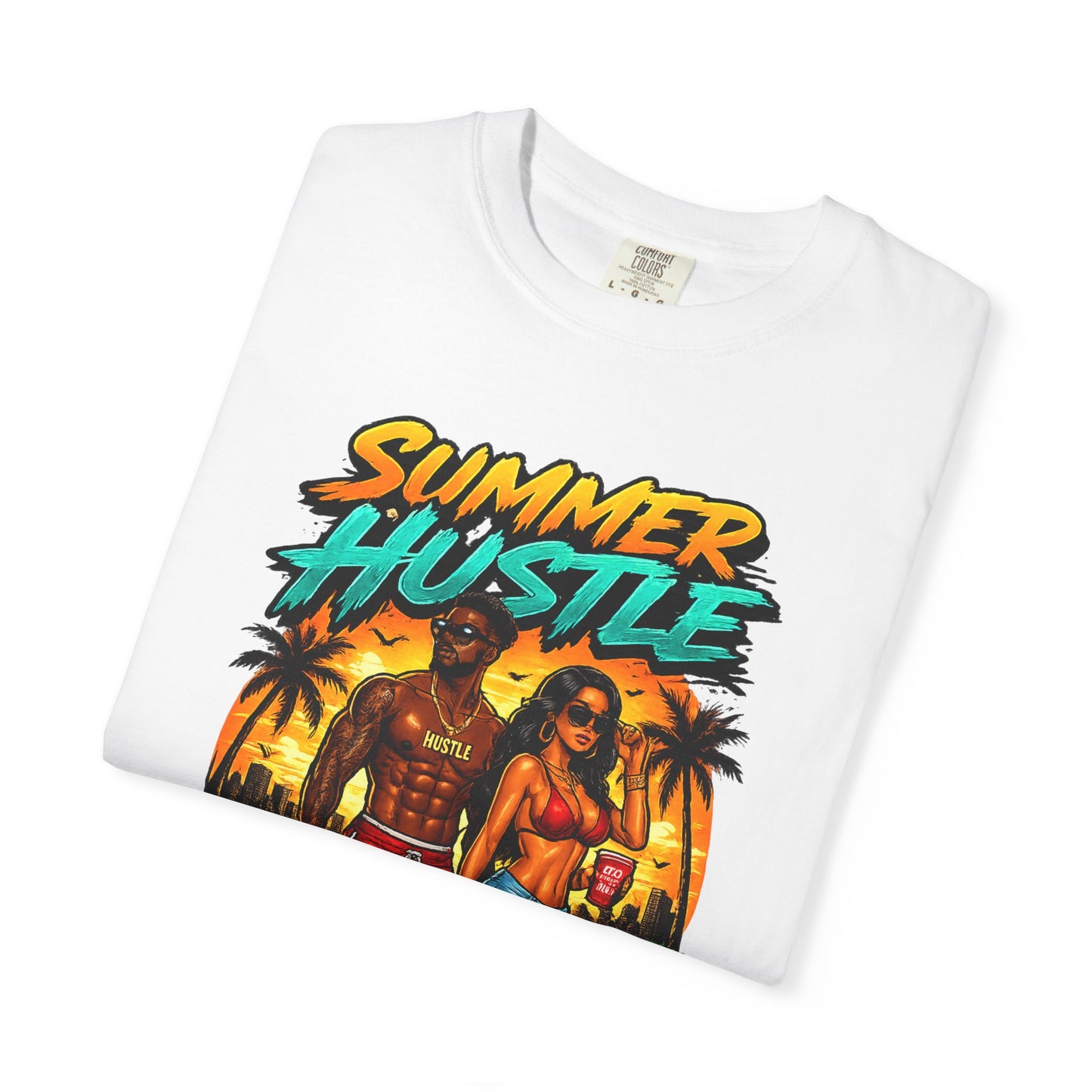 Summer Hustle Graphic T-Shirt — "Legal Money Only" Retro Beach Streetwear