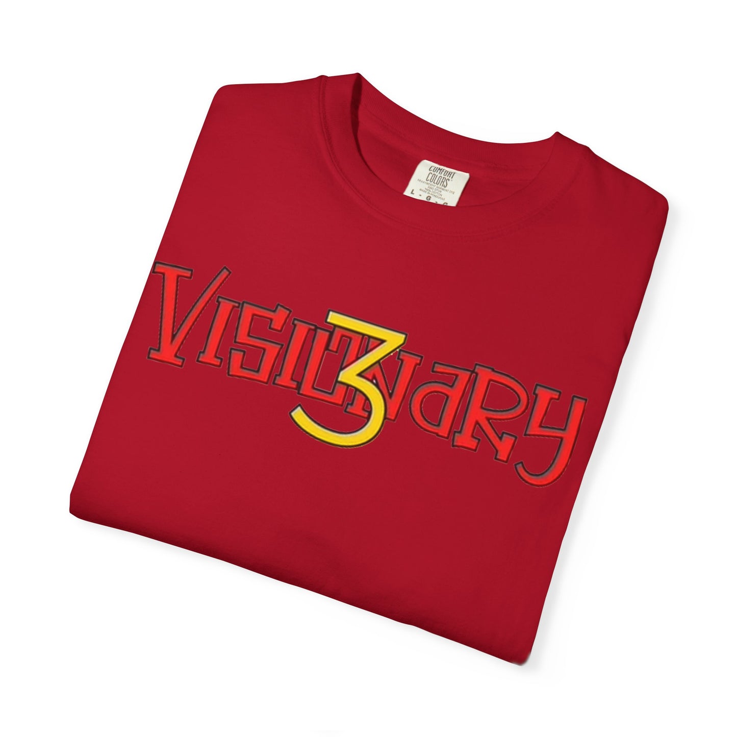 Visionary Unisex Garment-Dyed T-Shirt – Creative Graphic Tee for Everyday Inspiration