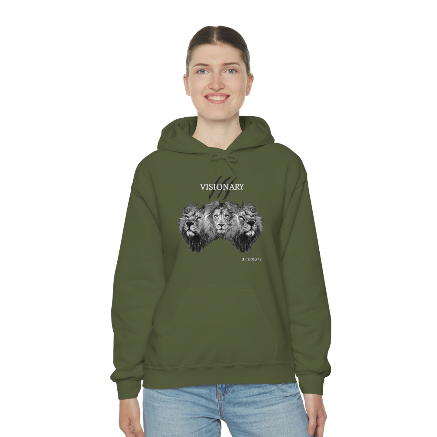3Visionary Lion Hoodie