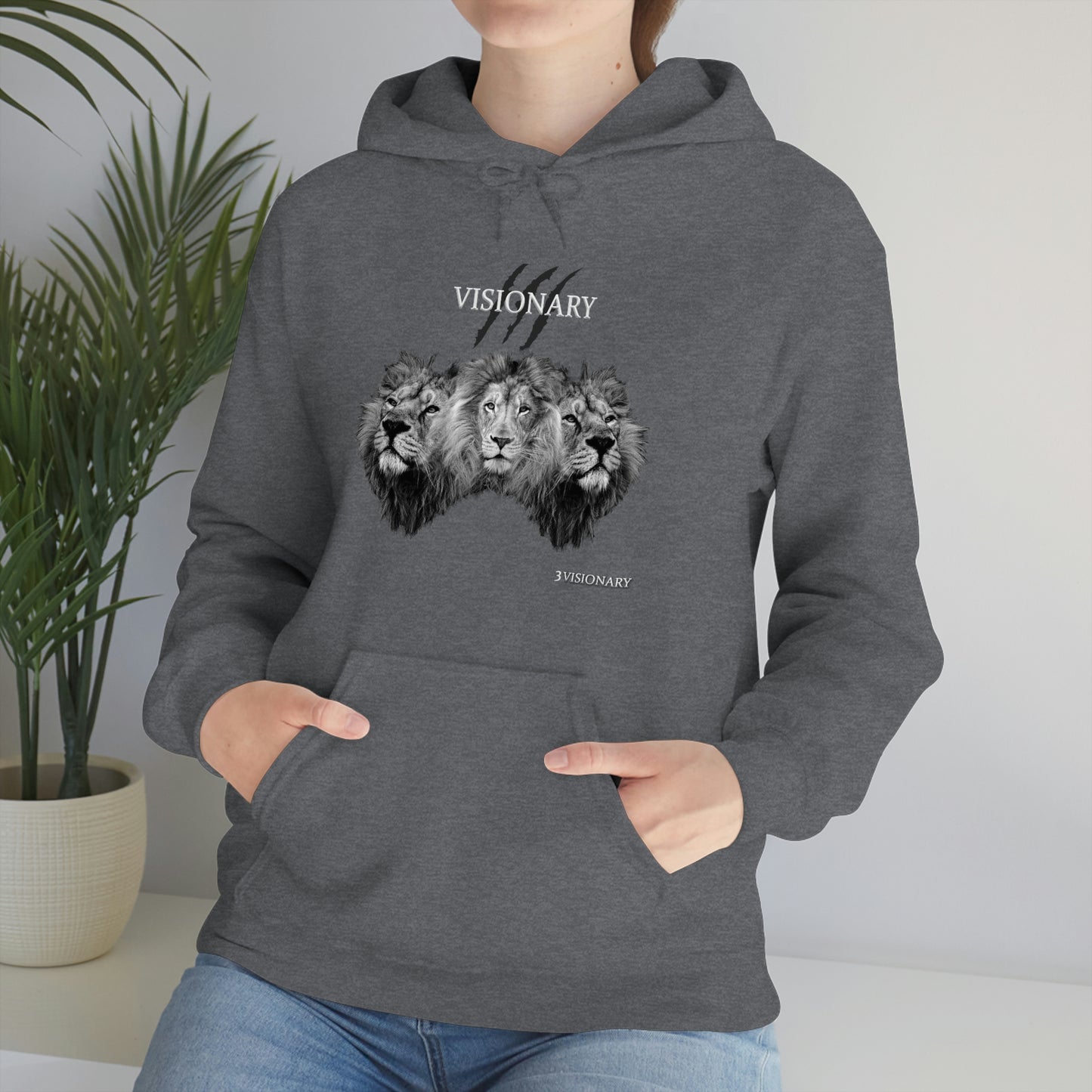 3Visionary Lion Hoodie