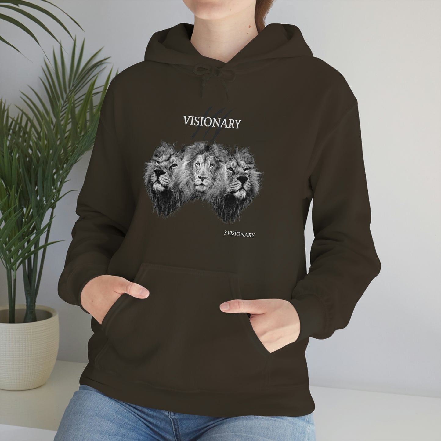 3Visionary Lion Hoodie