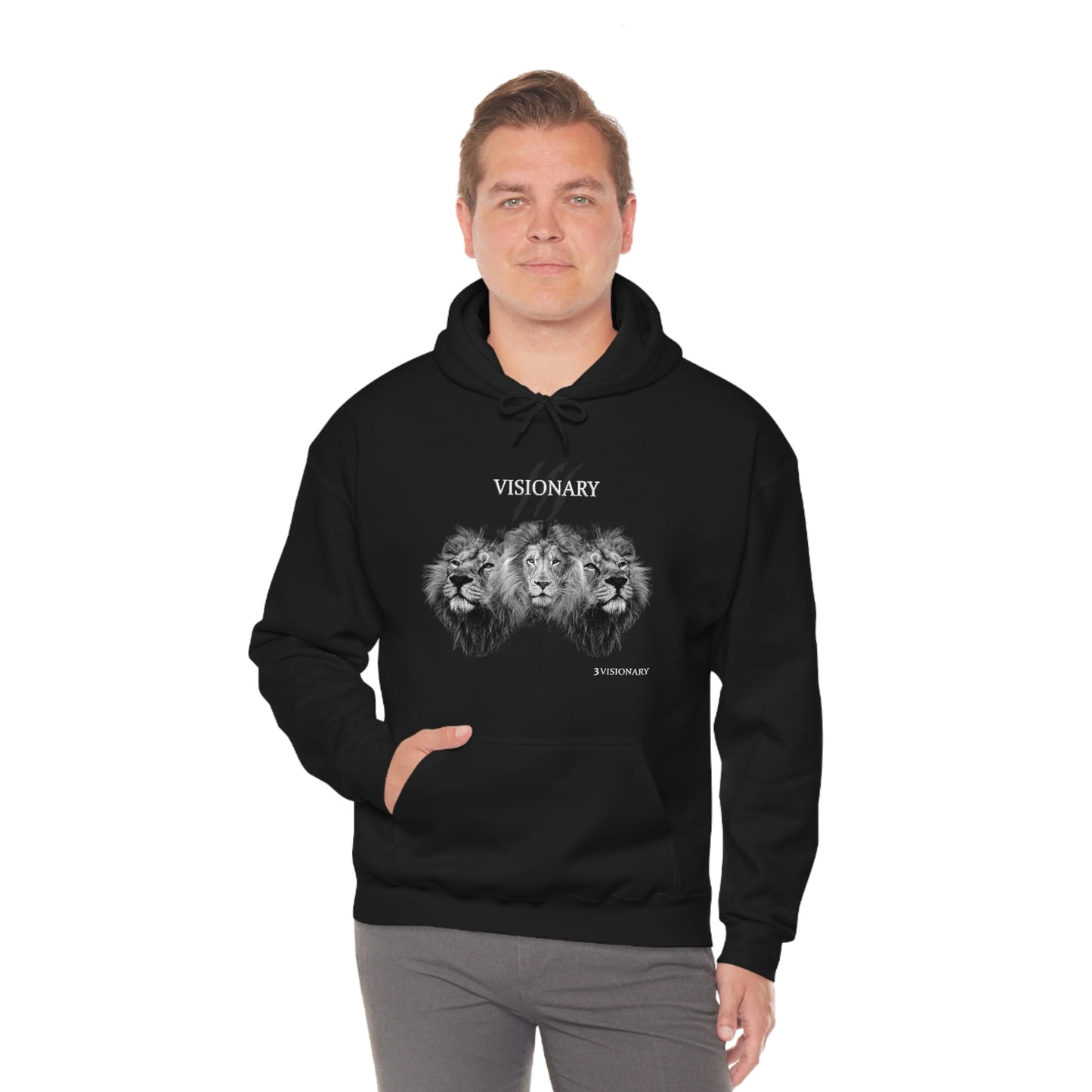 3Visionary Lion Hoodie