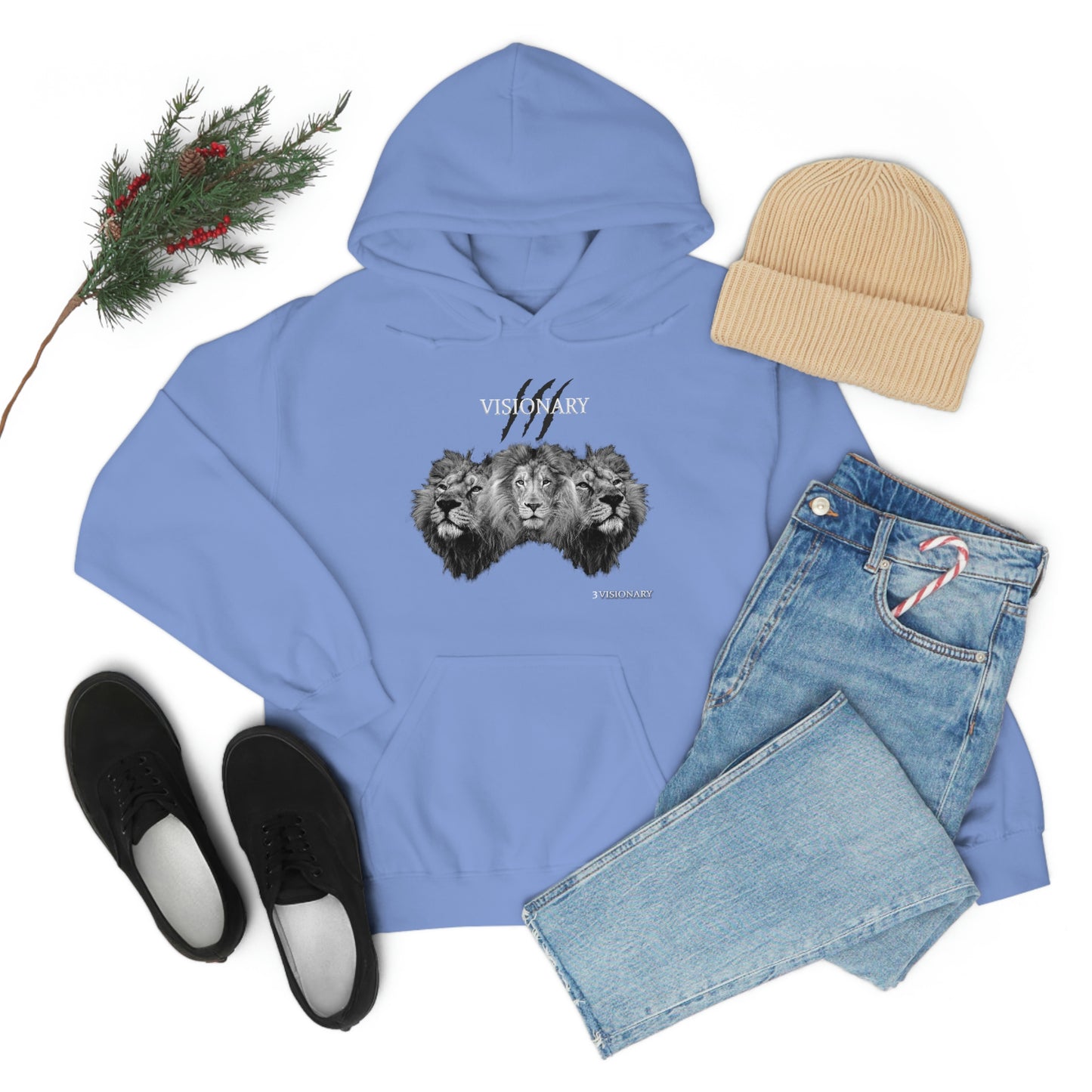 3Visionary Lion Hoodie