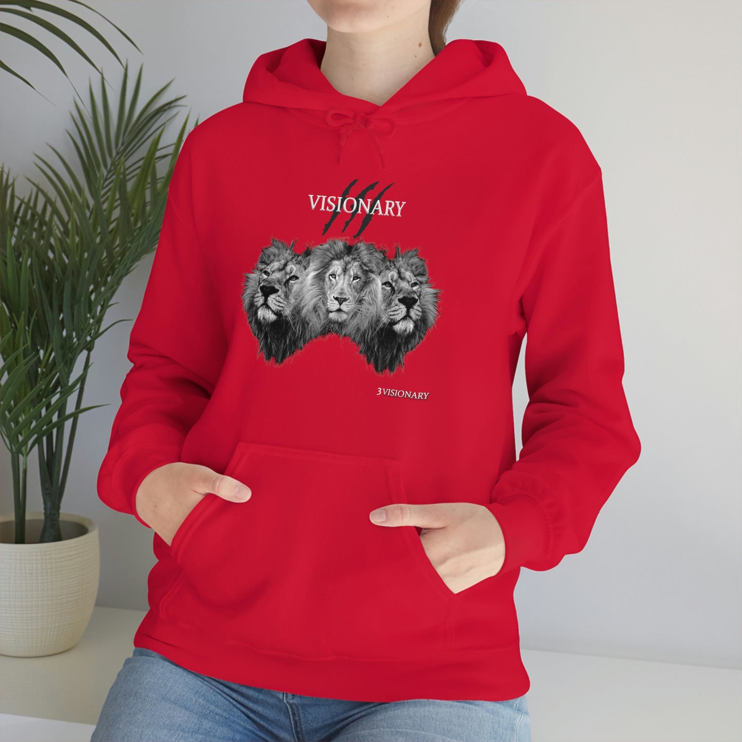 3Visionary Lion Hoodie