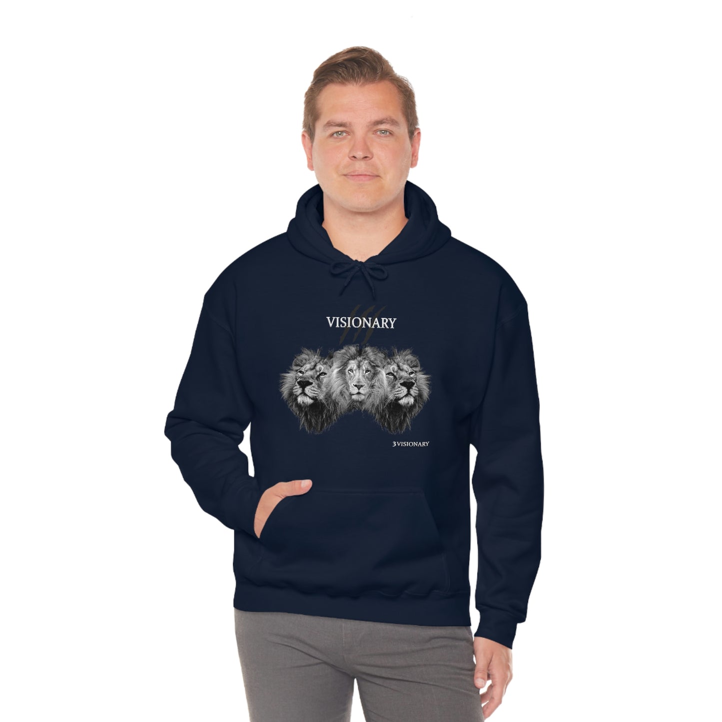 3Visionary Lion Hoodie