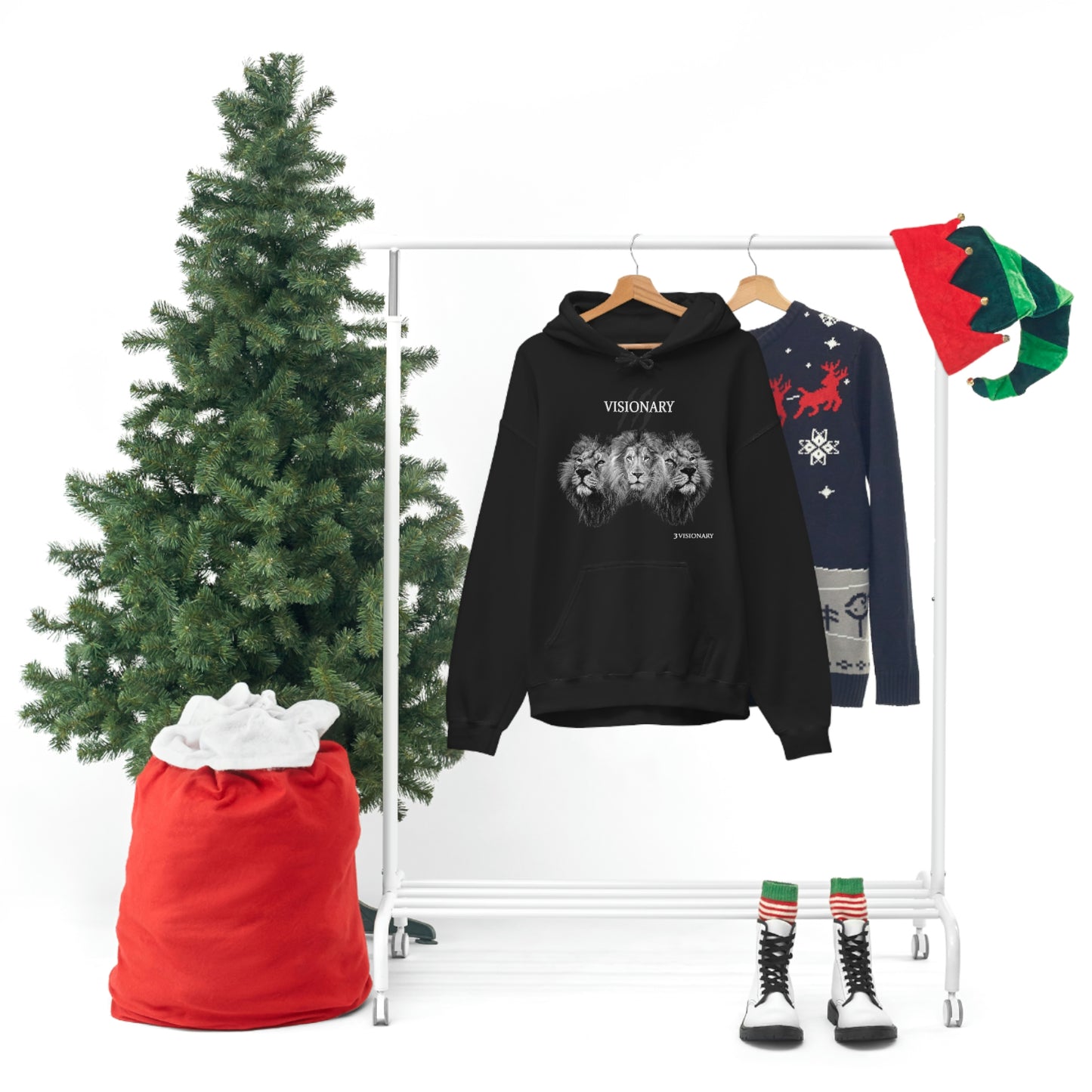 3Visionary Lion Hoodie