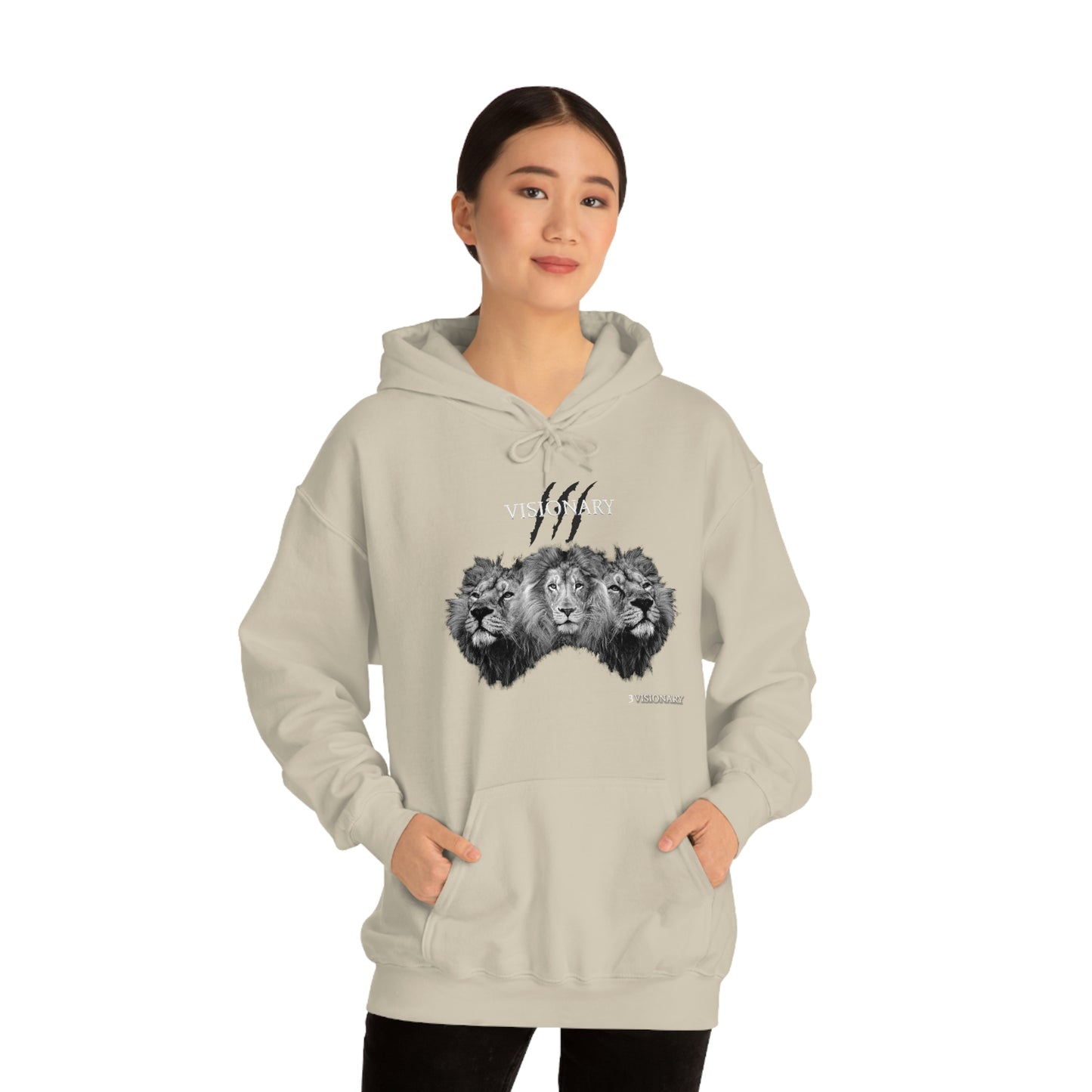 3Visionary Lion Hoodie