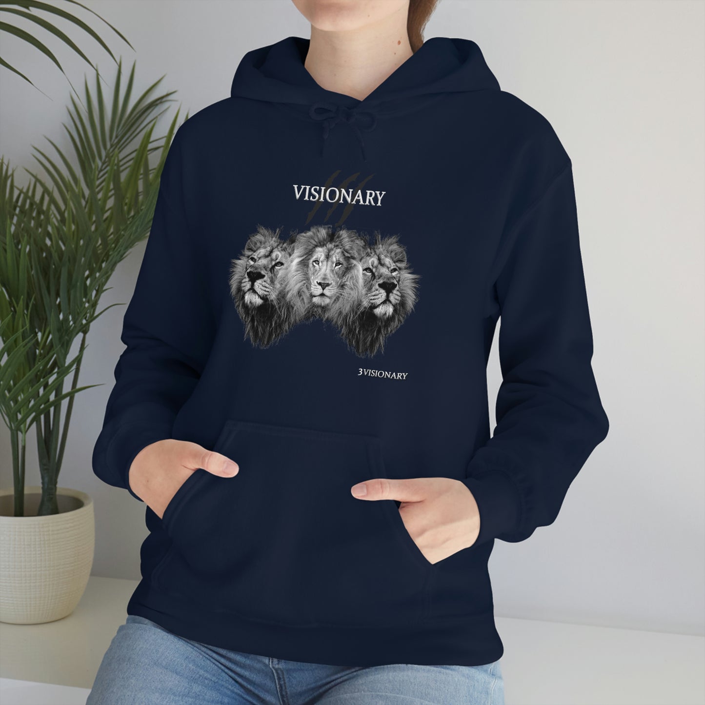 3Visionary Lion Hoodie
