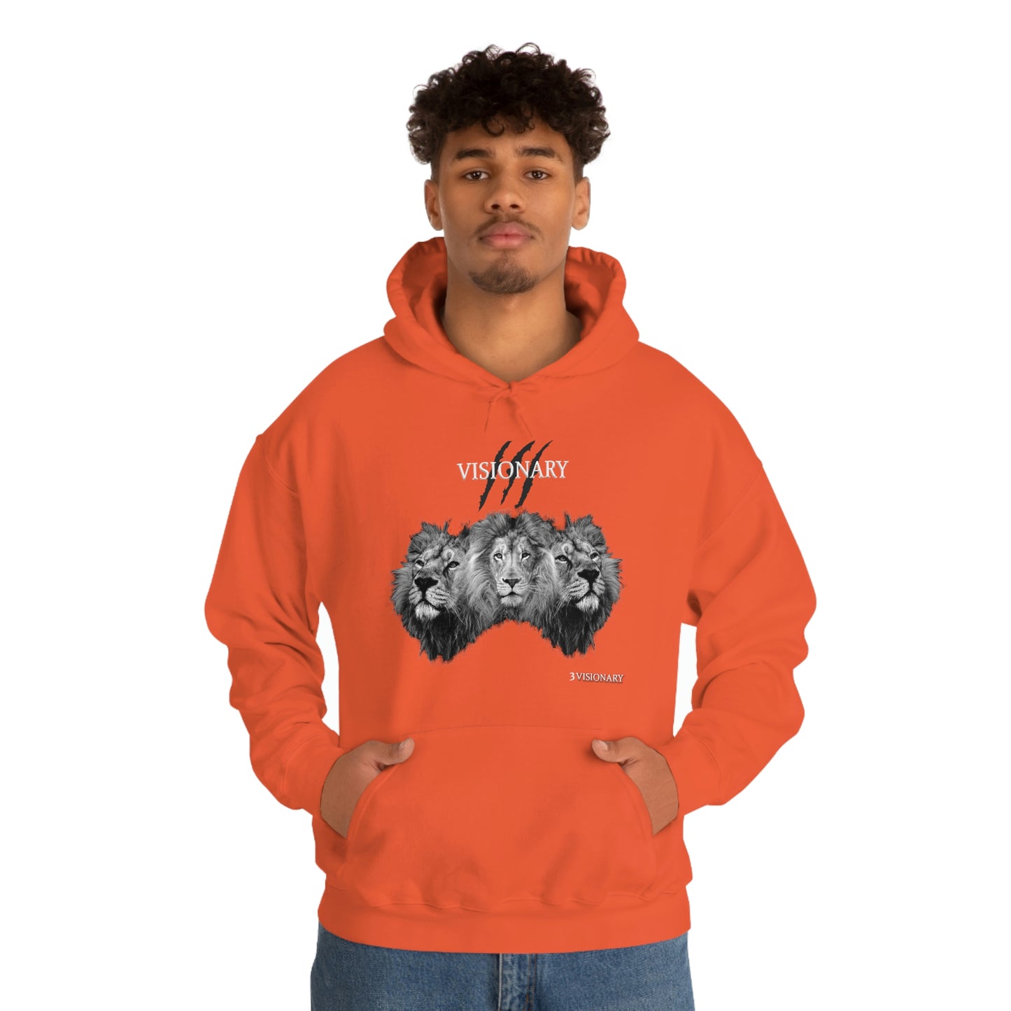 3Visionary Lion Hoodie
