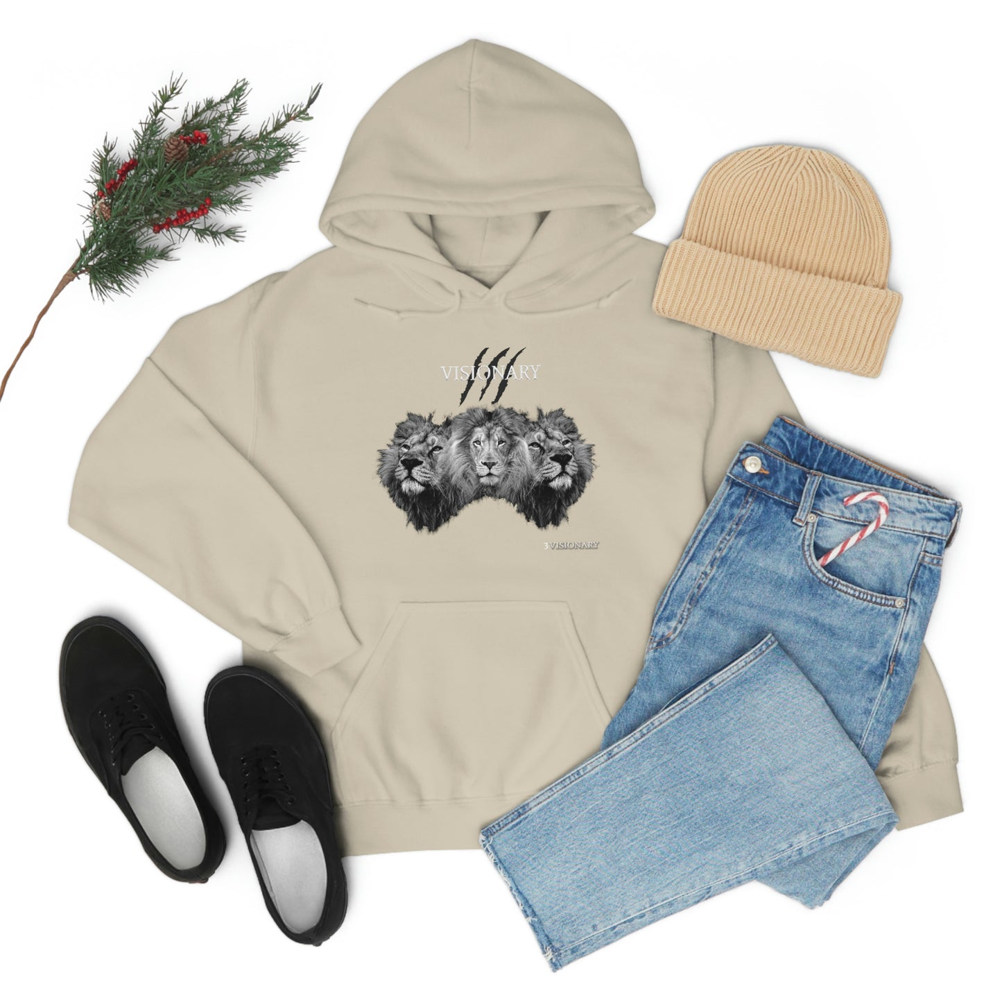 3Visionary Lion Hoodie