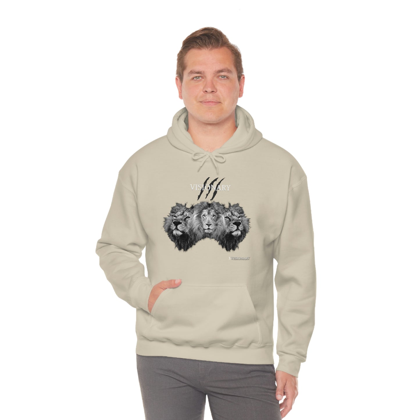 3Visionary Lion Hoodie