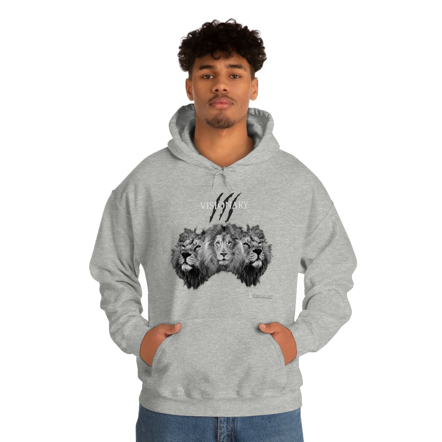 3Visionary Lion Hoodie