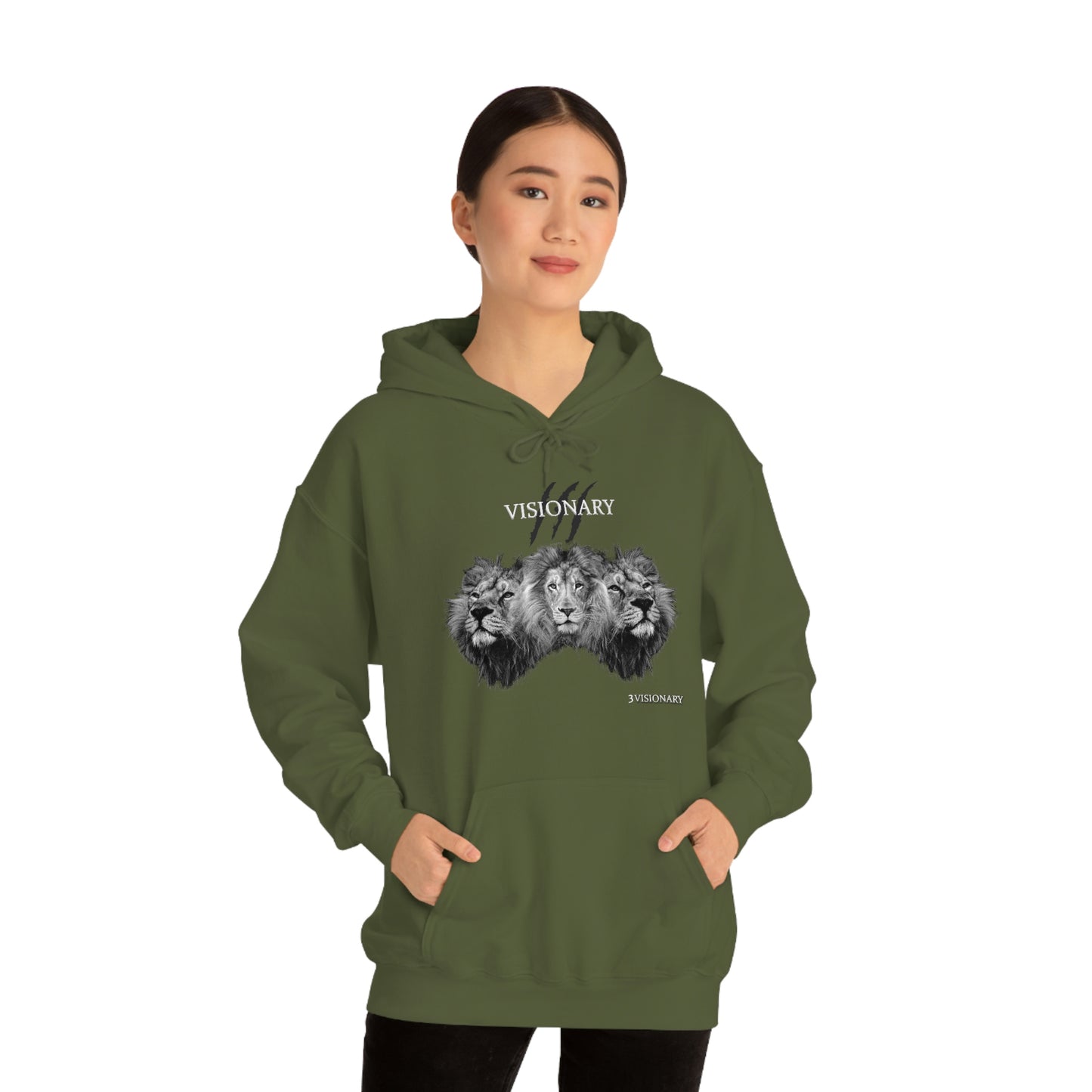 3Visionary Lion Hoodie