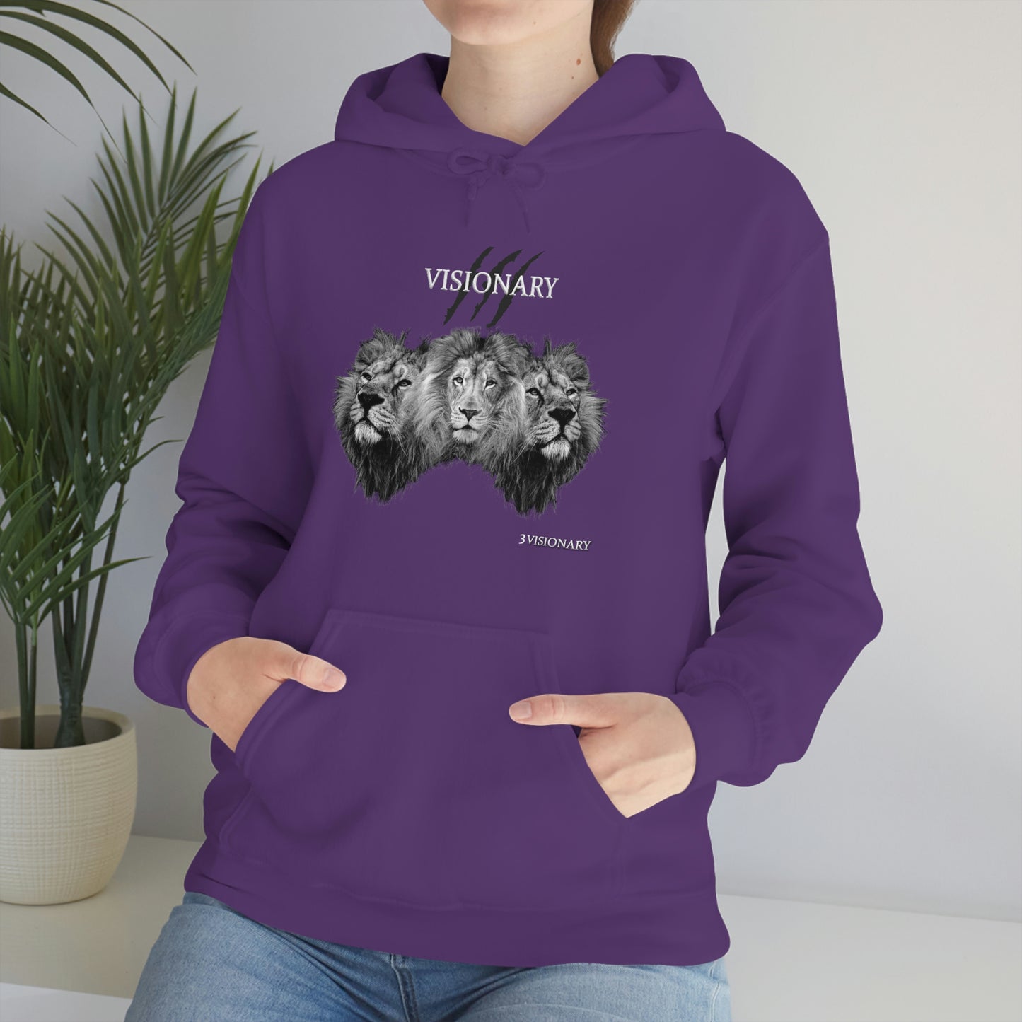 3Visionary Lion Hoodie