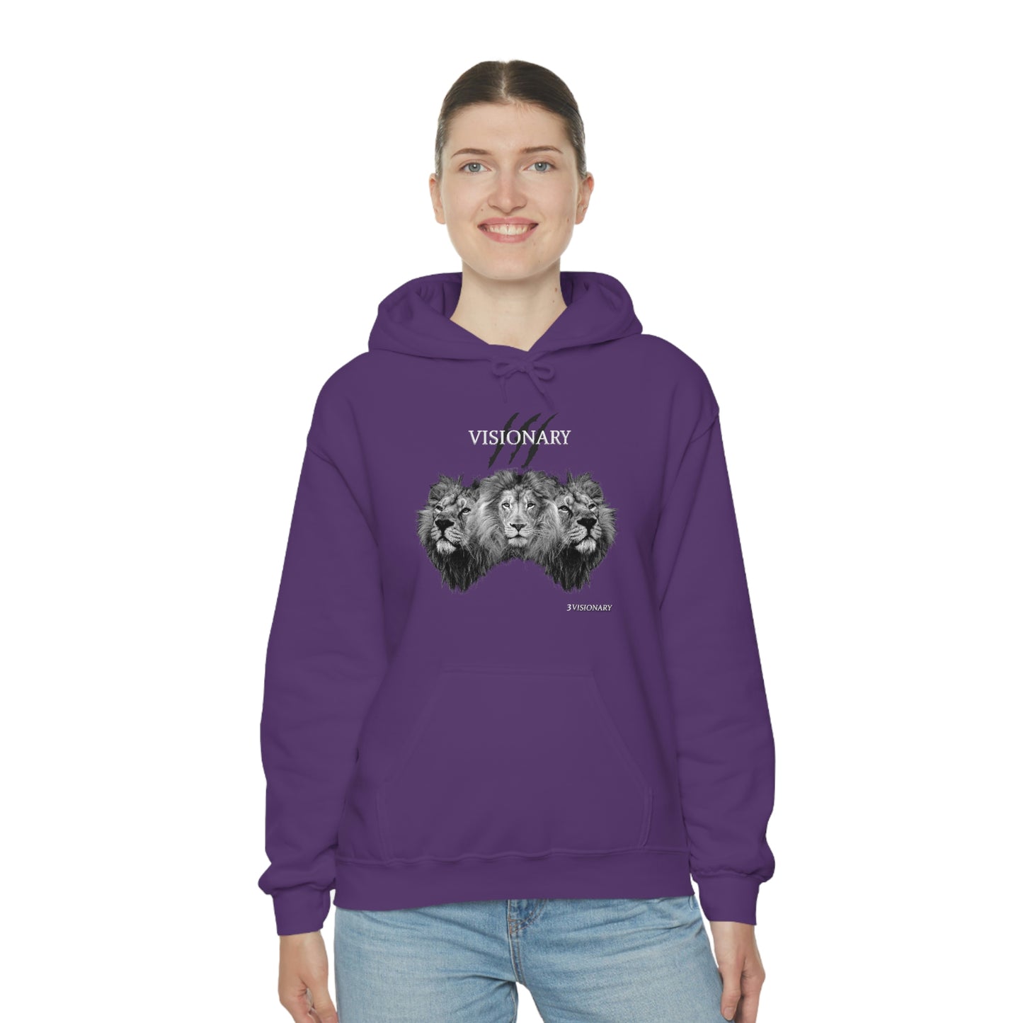 3Visionary Lion Hoodie