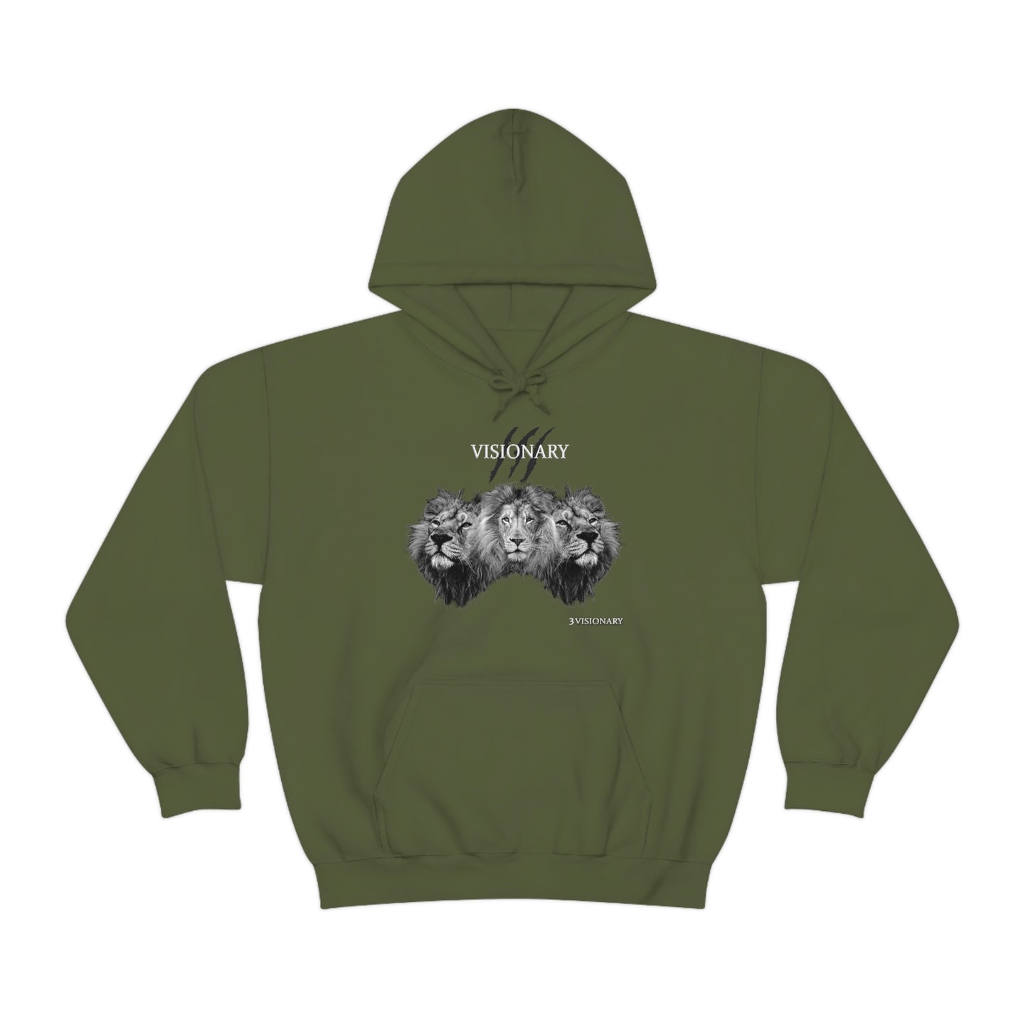 3Visionary Lion Hoodie