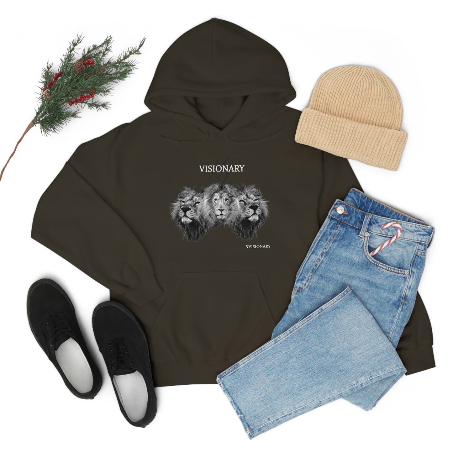 3Visionary Lion Hoodie