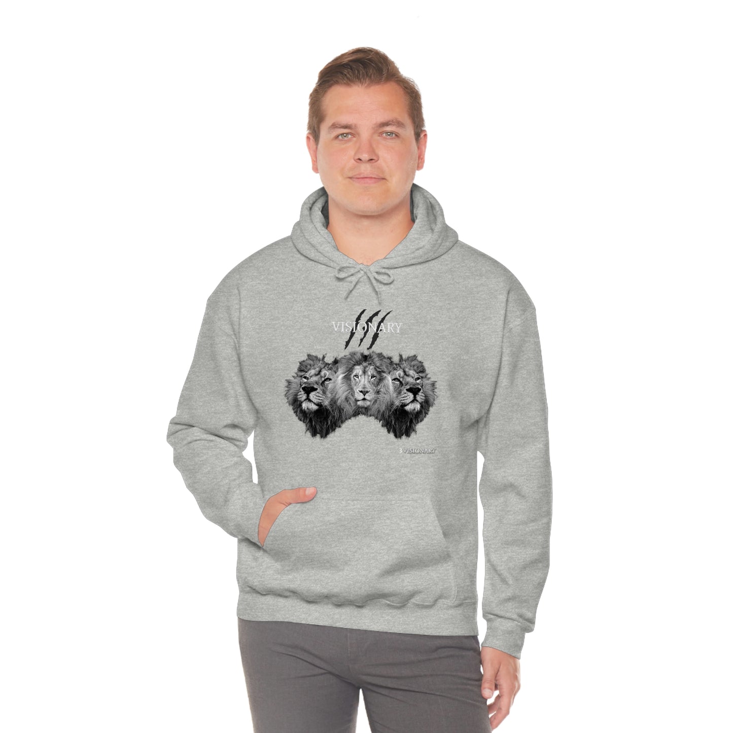 3Visionary Lion Hoodie