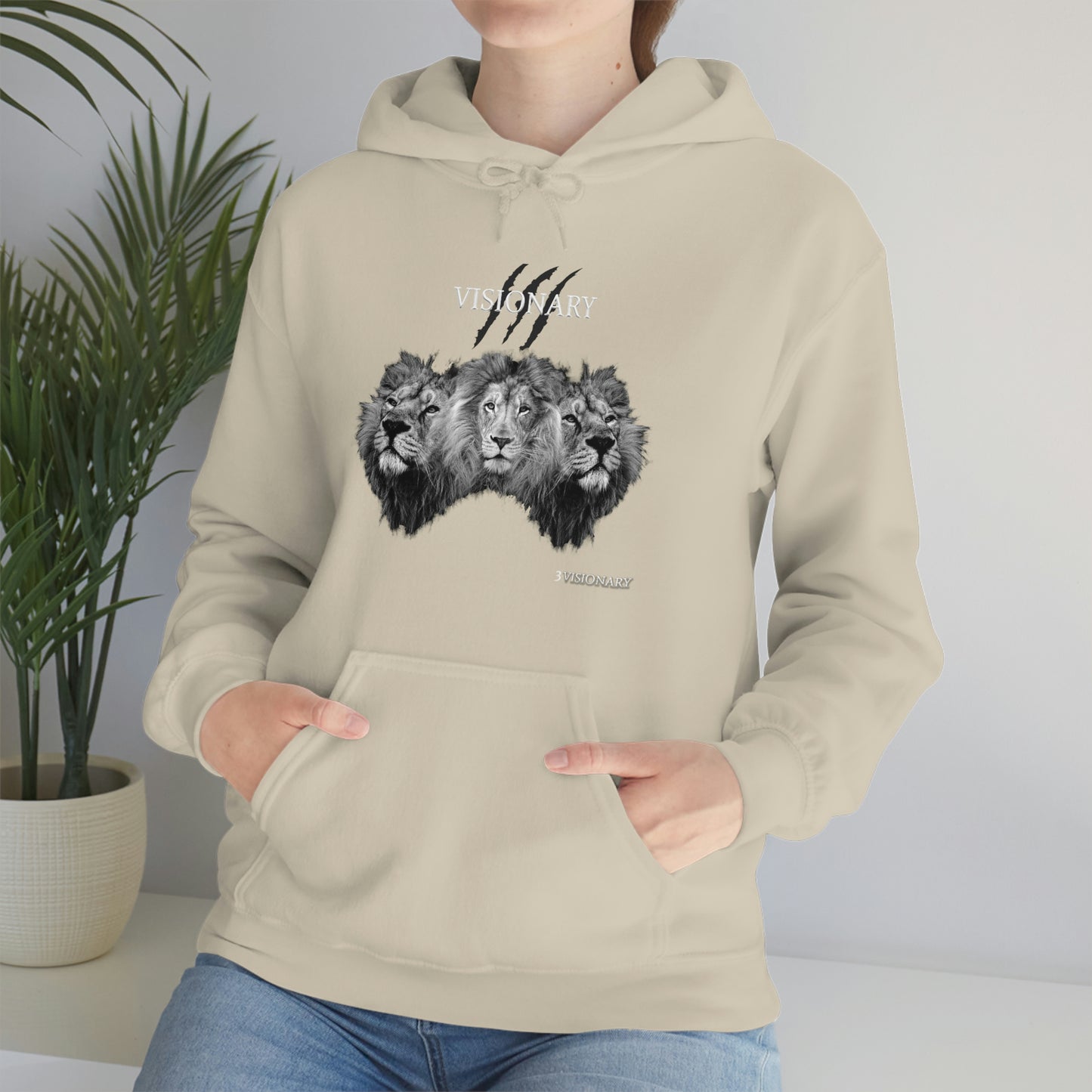 3Visionary Lion Hoodie