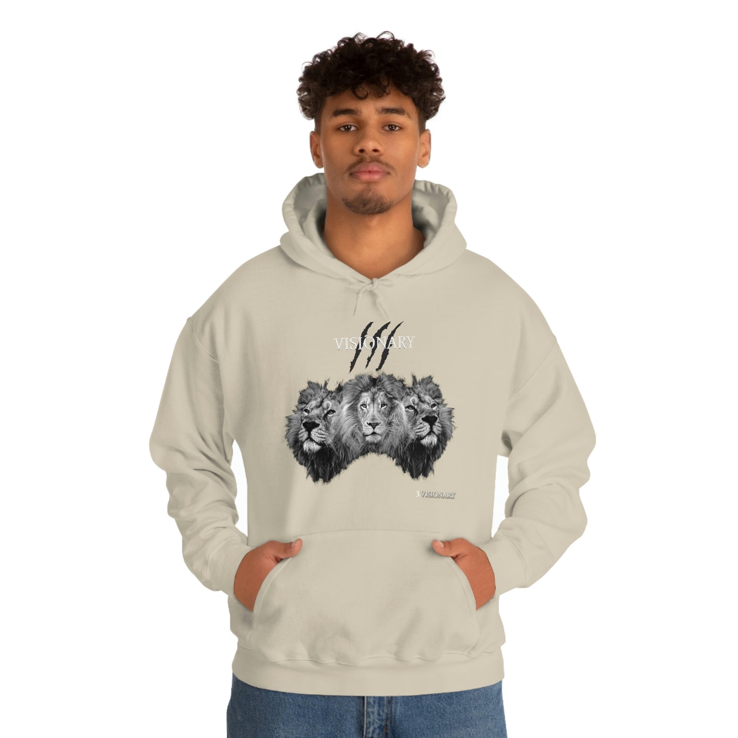 3Visionary Lion Hoodie