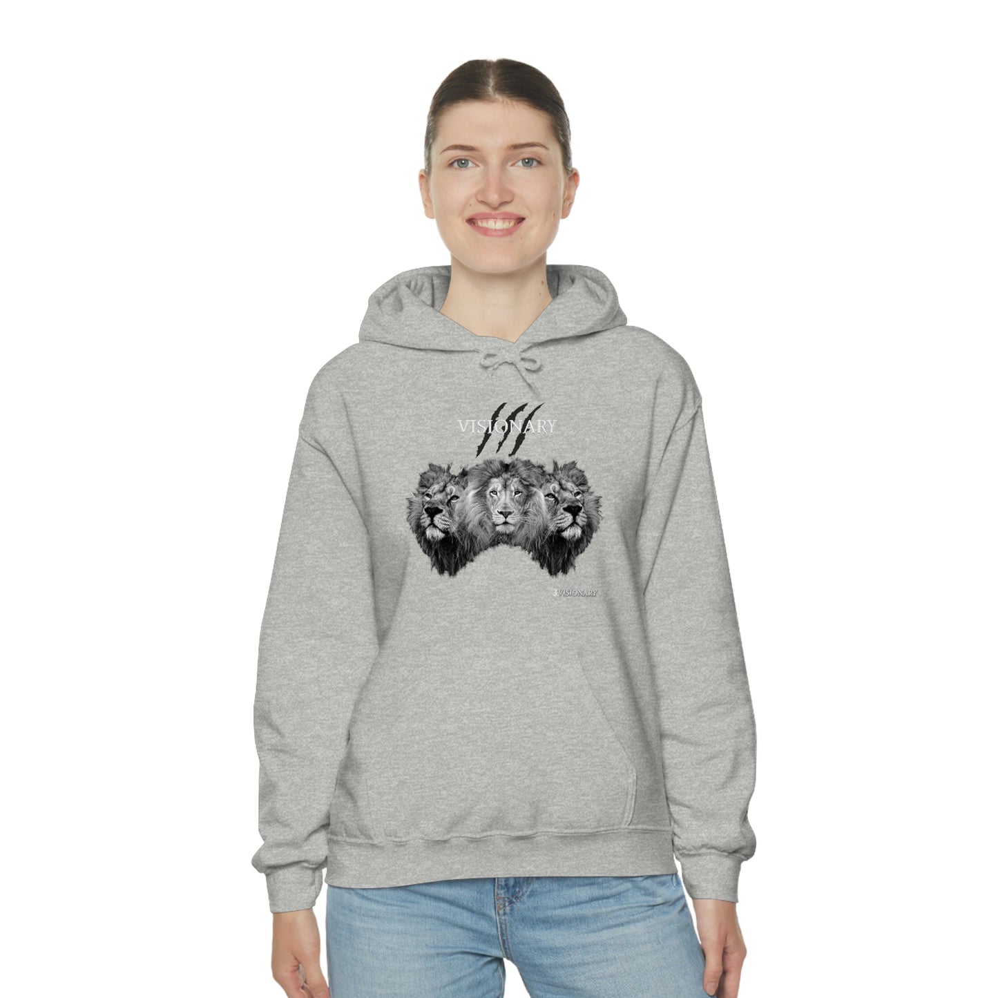 3Visionary Lion Hoodie