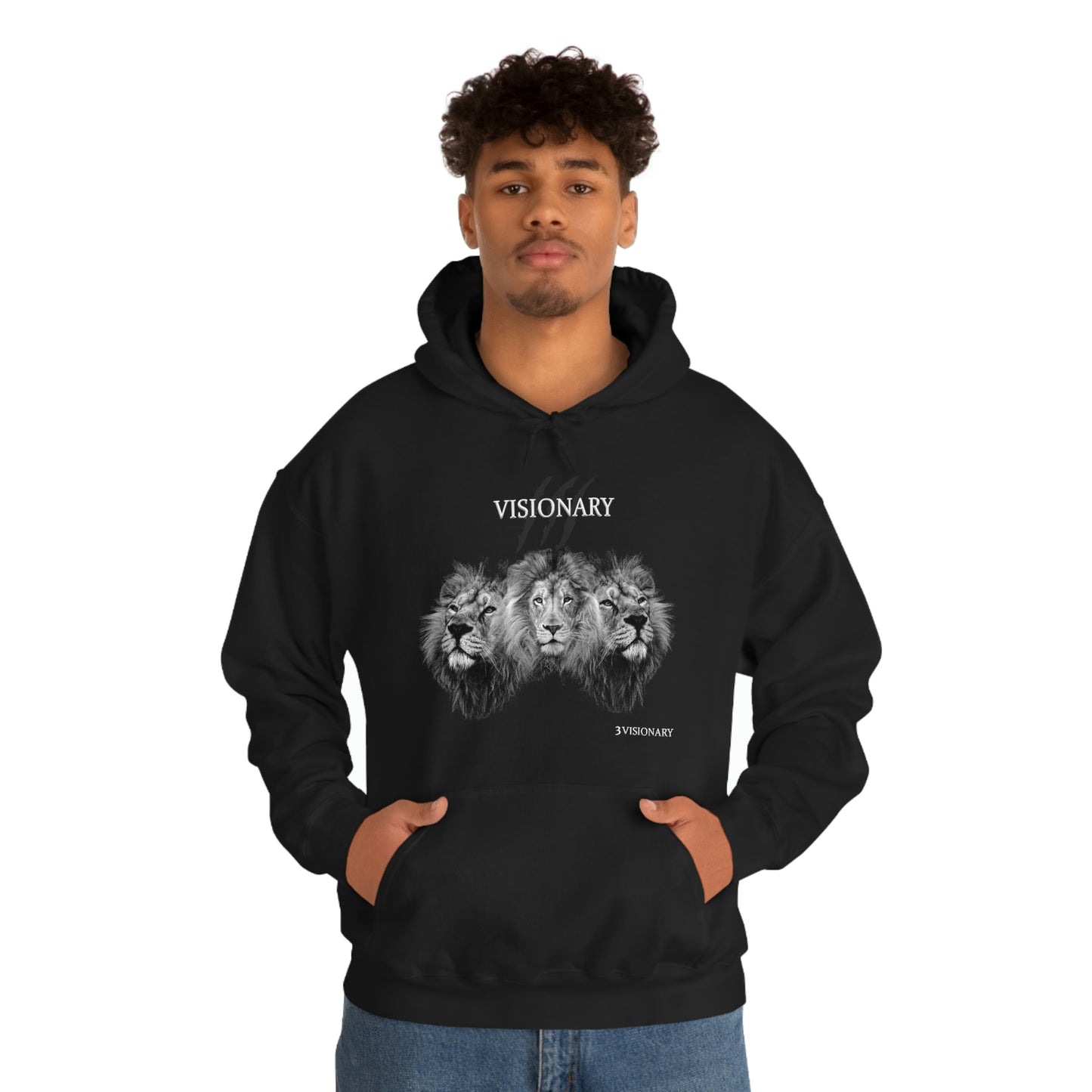 3Visionary Lion Hoodie