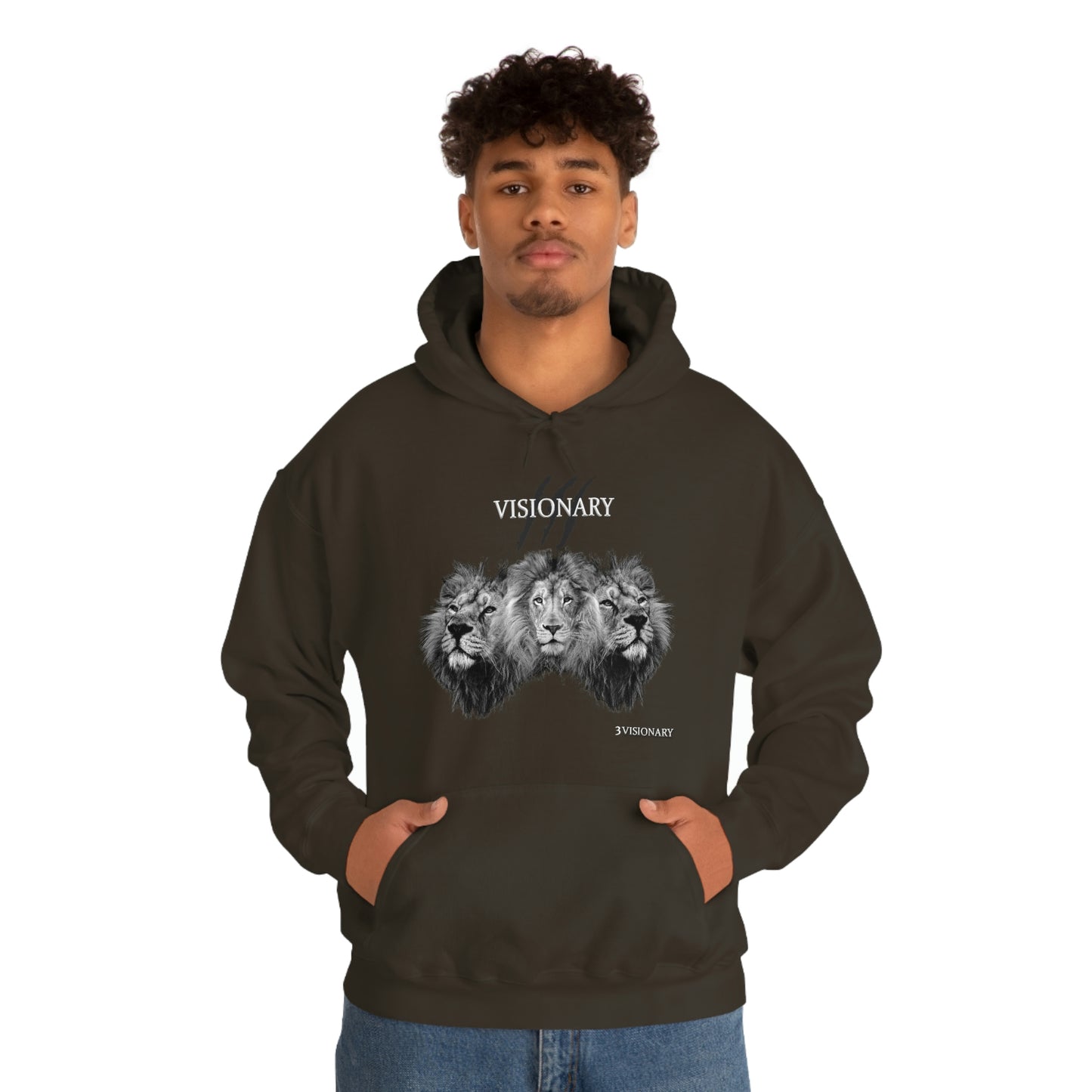 3Visionary Lion Hoodie