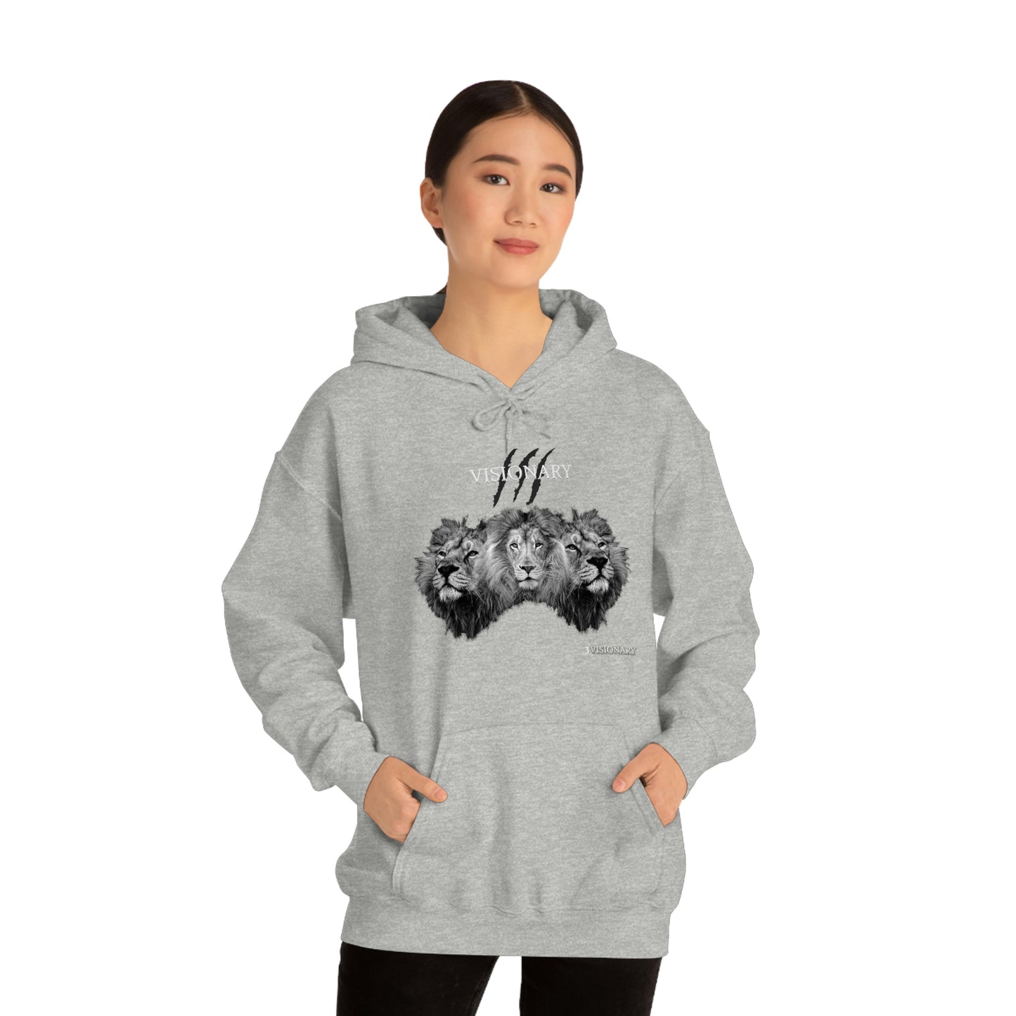 3Visionary Lion Hoodie