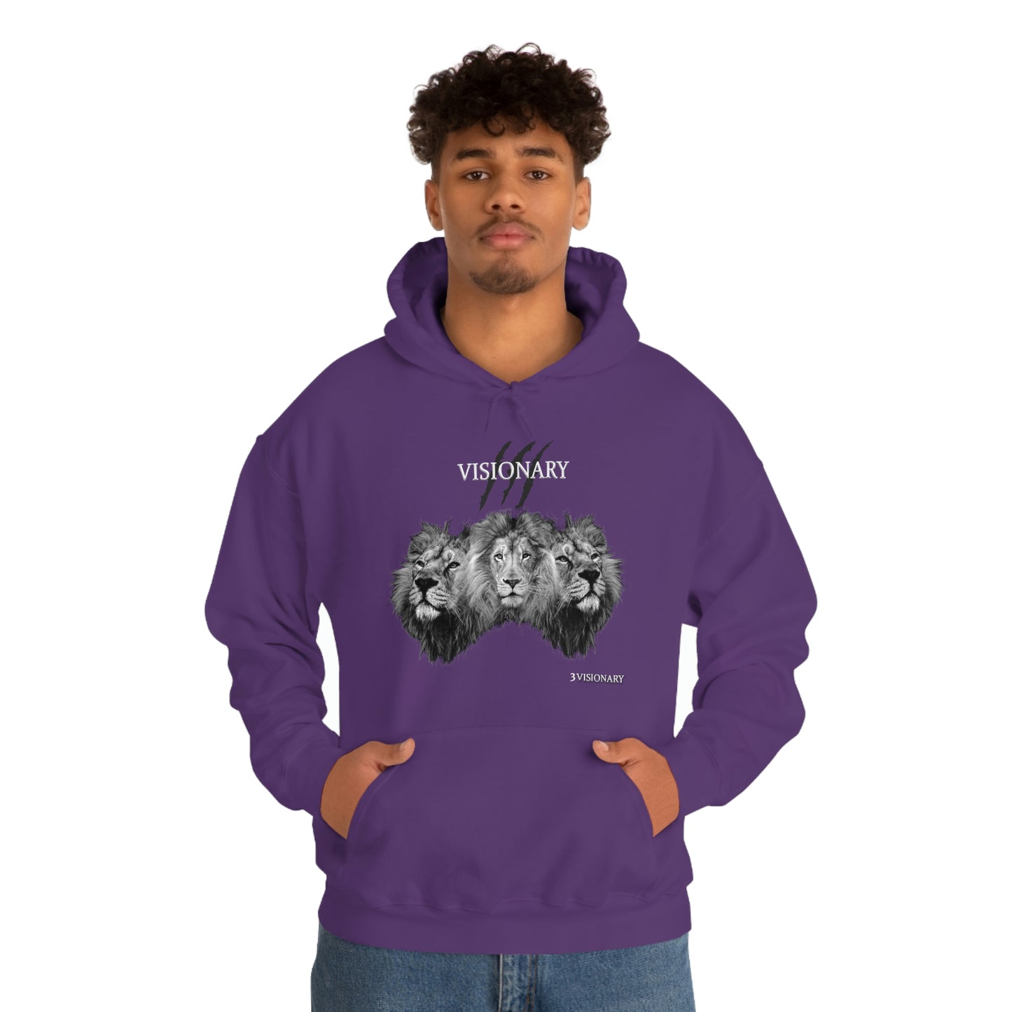 3Visionary Lion Hoodie