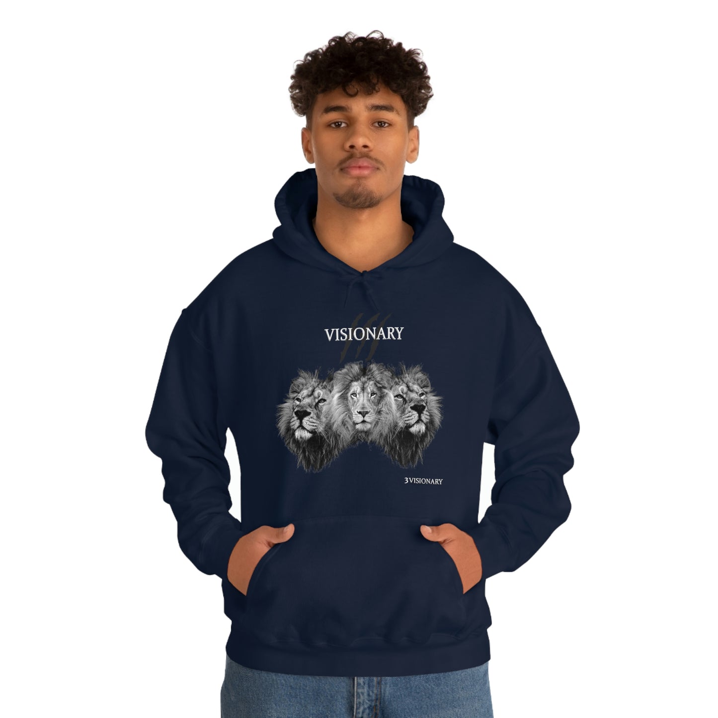 3Visionary Lion Hoodie